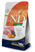 Farmina N&D Pumpkin Blueberry Neutered Xira Trofi ga Enilikes Steiromenes Gtes me Arni kai Kolokutha 300gr